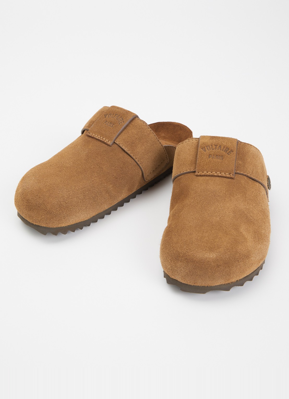 Zadig&Voltaire Santa Fe muiltje van suède - detail 3 cognac