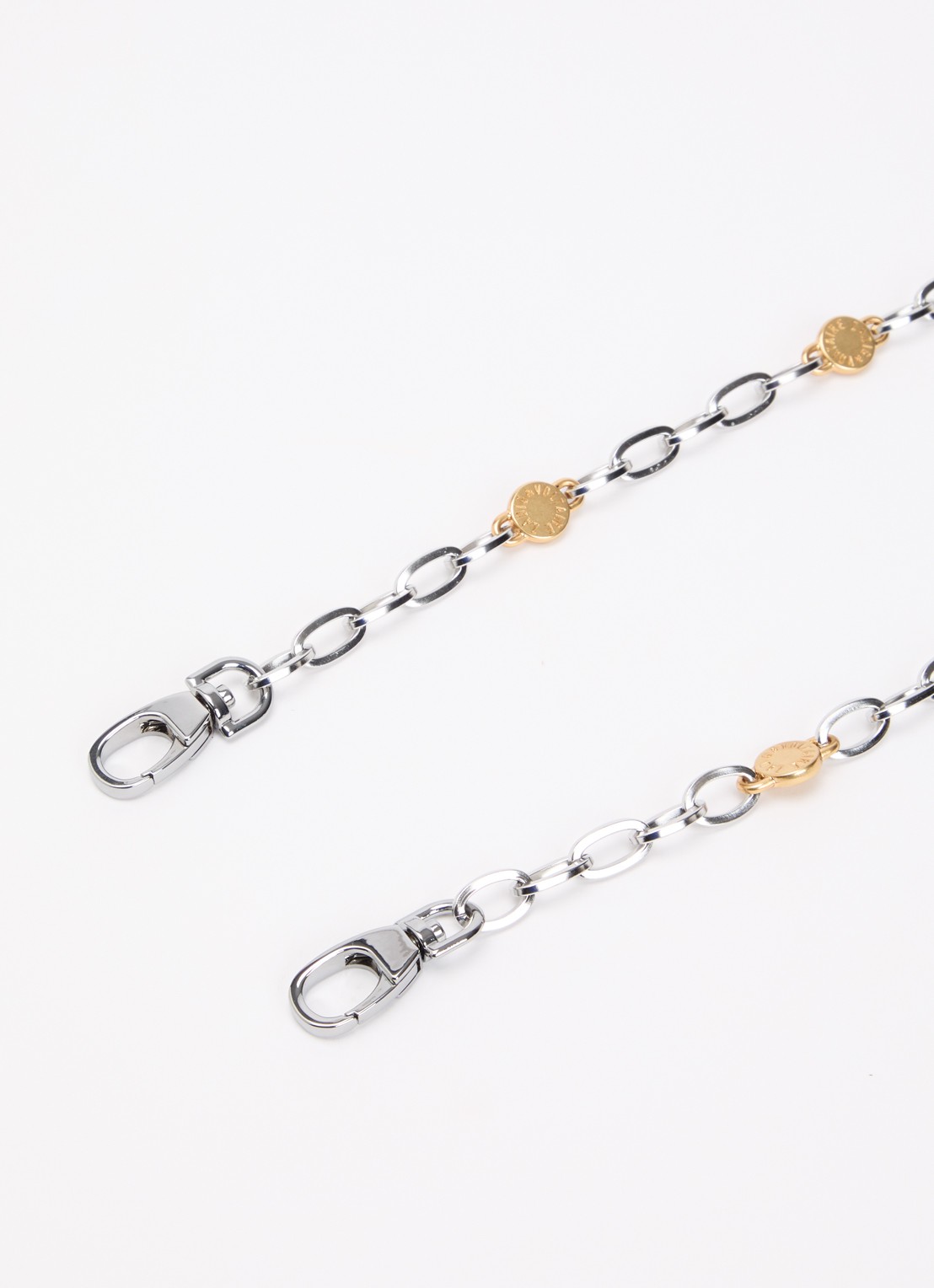 Zadig&Voltaire Schouderriem van staal  - voorkant 2 zilver