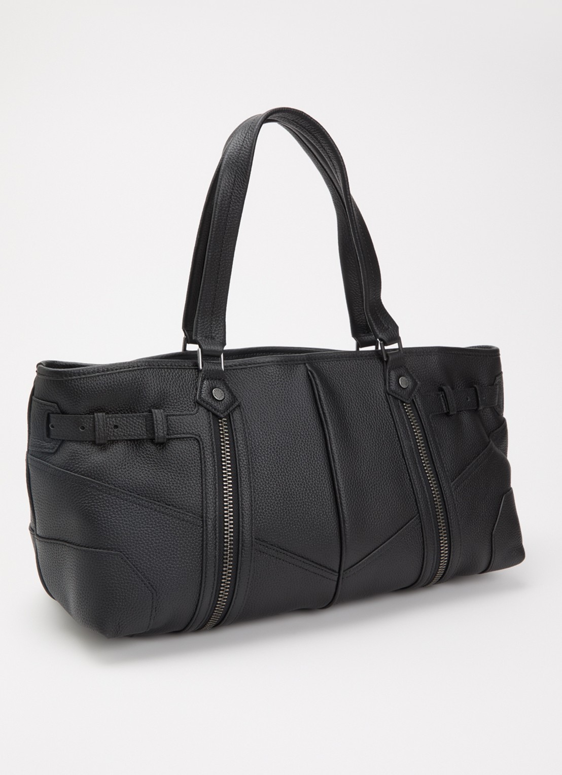 Zadig&Voltaire Sunny shopper van leer - achterkant 5 zwart