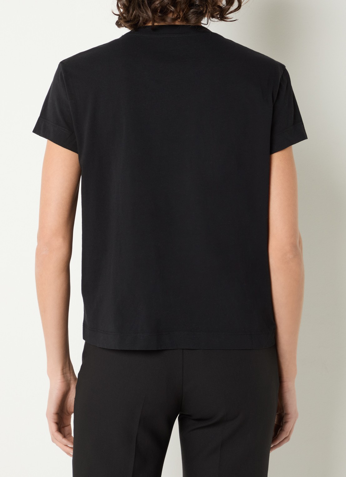 Zadig&Voltaire Suzan T-shirt met afneembare broche - achterkant 3 zwart