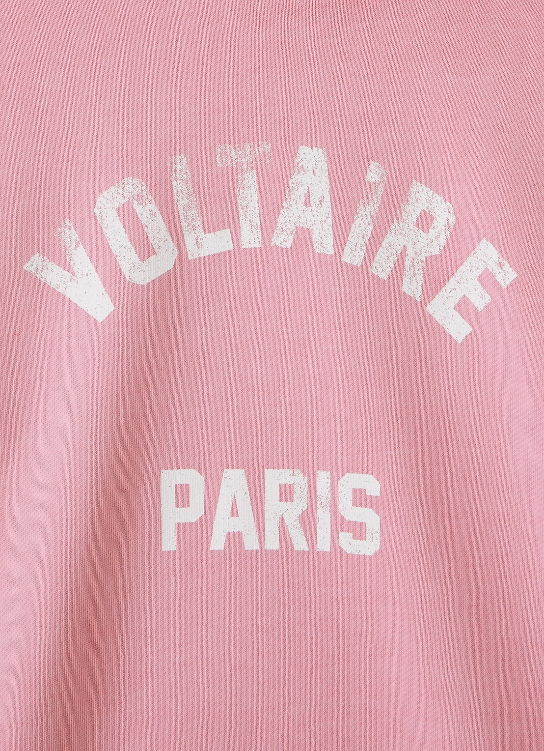 Zadig&Voltaire Sweater met logoprint - detail roze