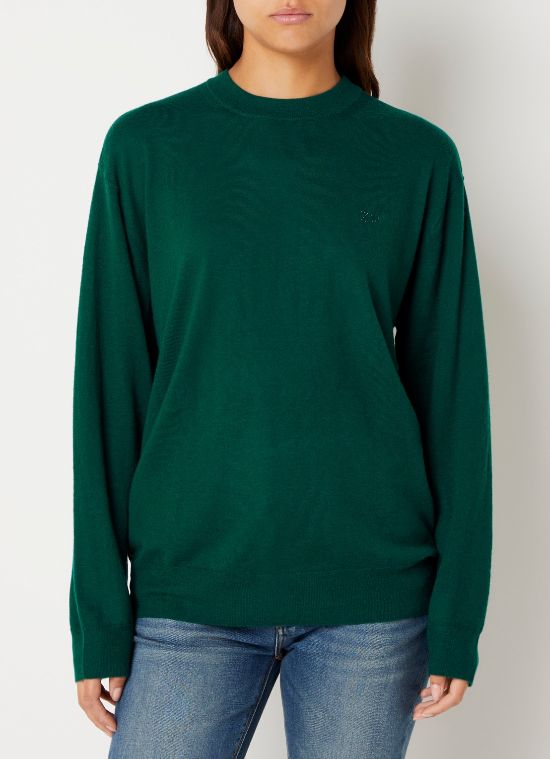 Zadig&Voltaire Swyna fijngebreide trui van kasjmier - detail 4 groen