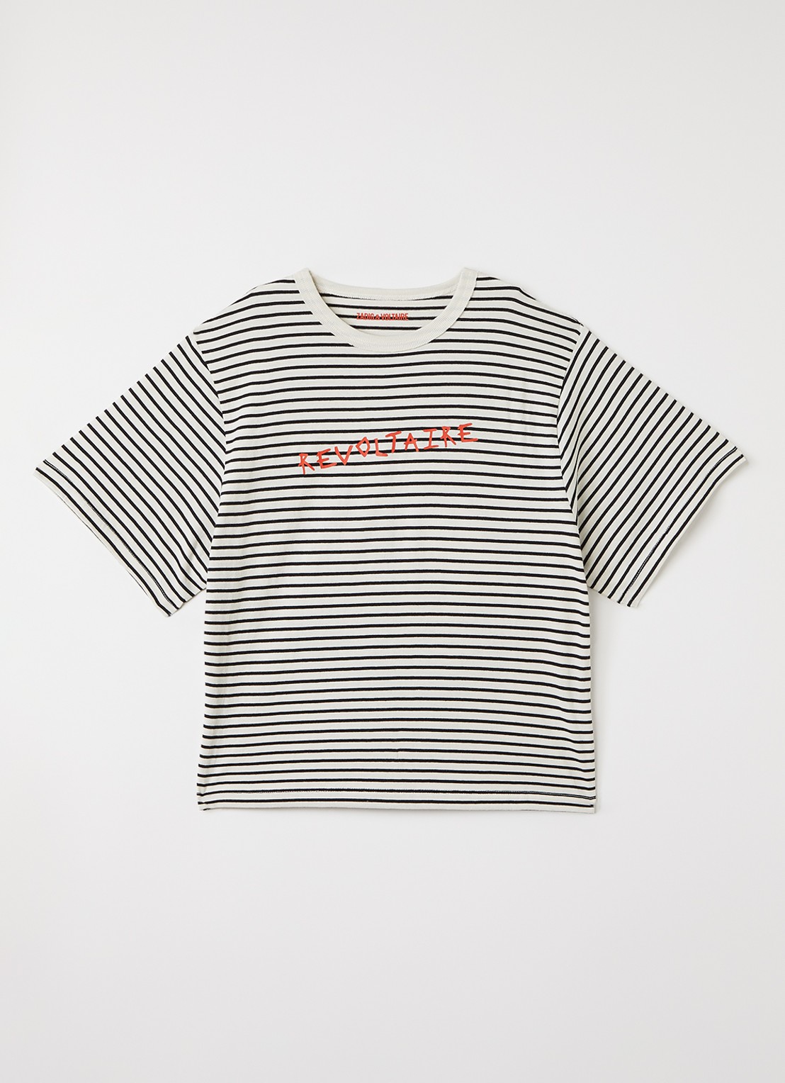 Zadig&Voltaire T-shirt met print - voorkant zwart