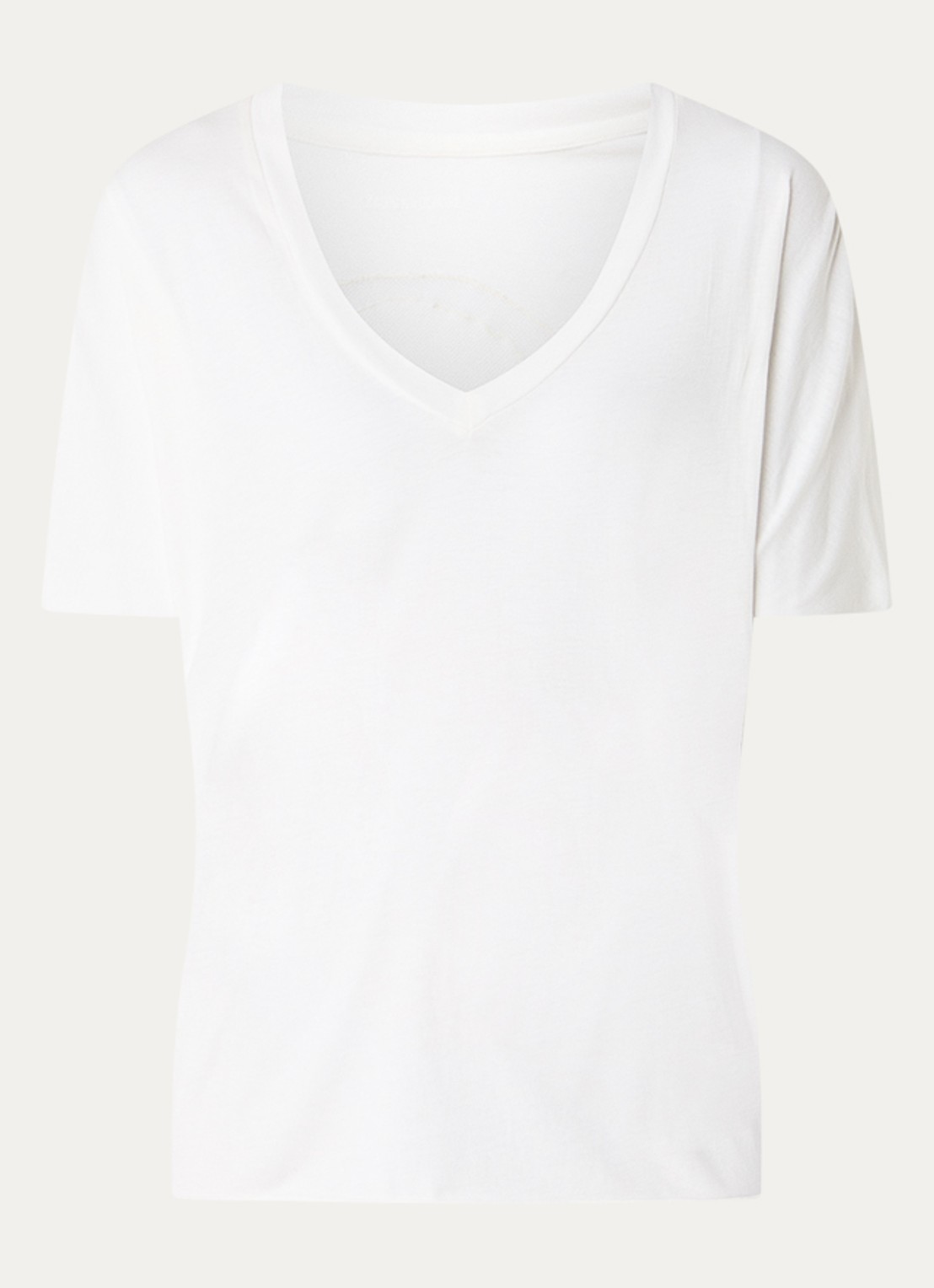 Zadig&Voltaire Tommer T-shirt met borduring  - voorkant 2 wit