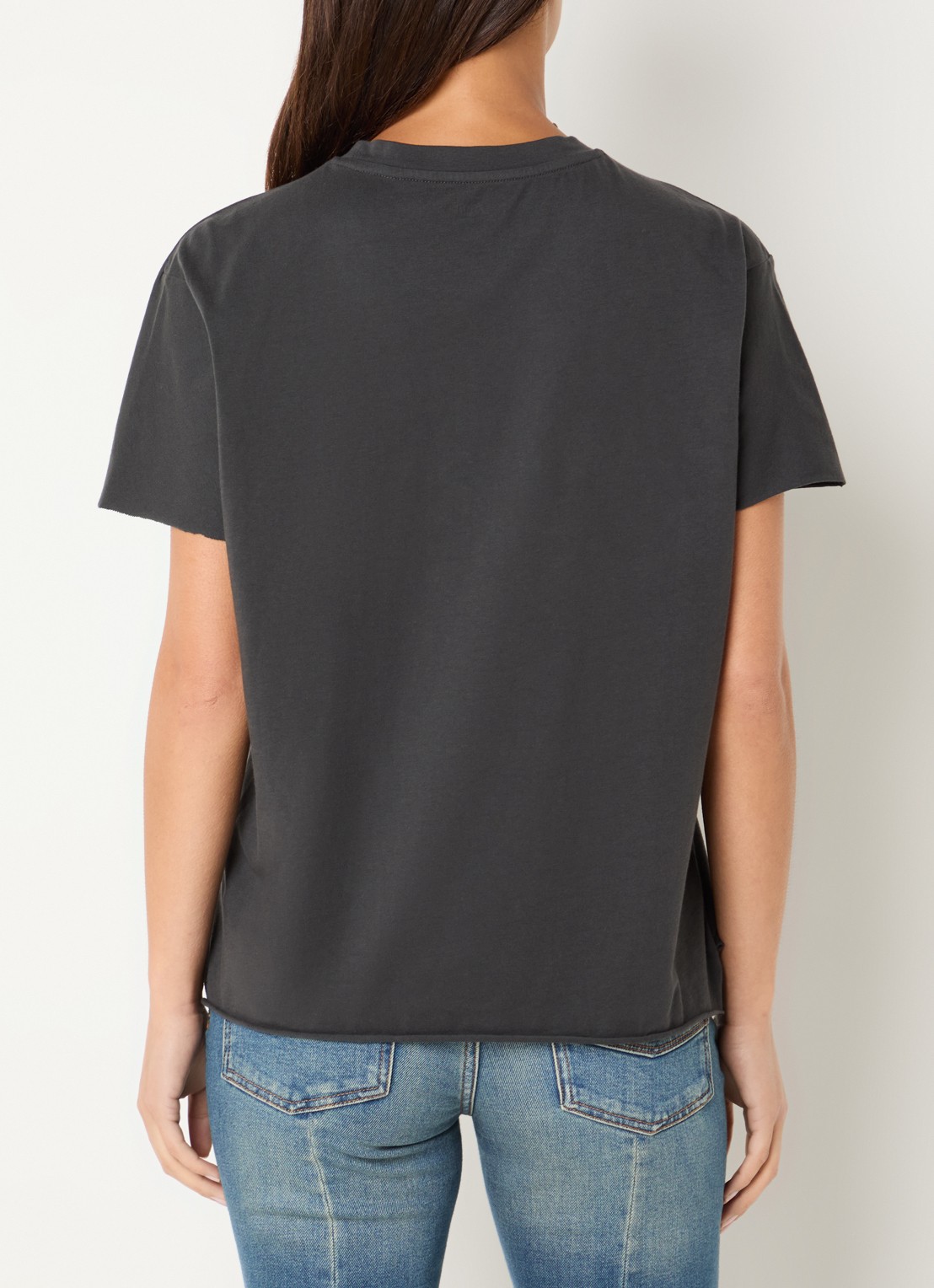 Zadig&Voltaire Tommer T-shirt met print - achterkant 4 donkergrijs