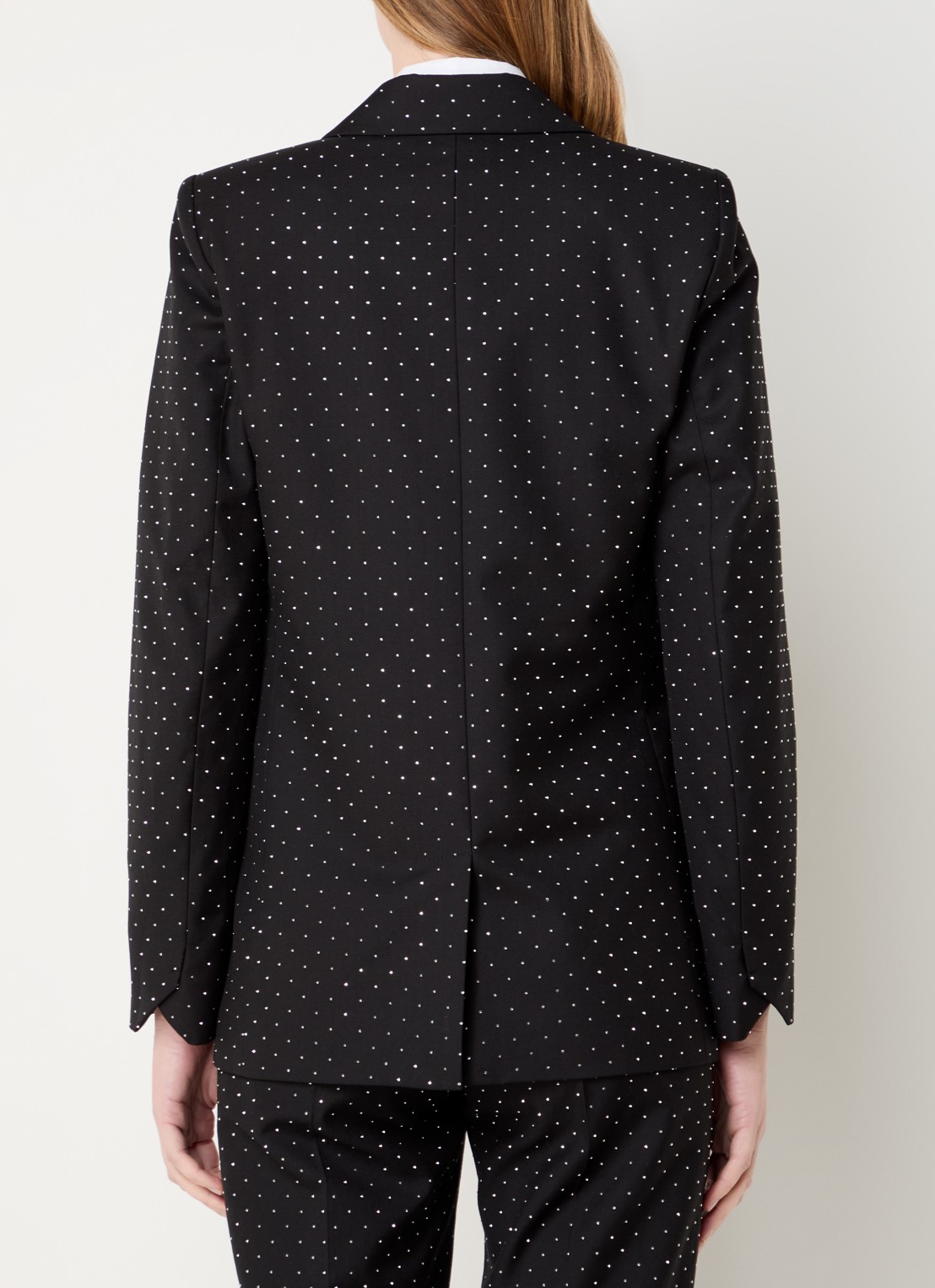 Zadig&Voltaire Valse blazer met strass en klepzakken - achterkant 3 zwart