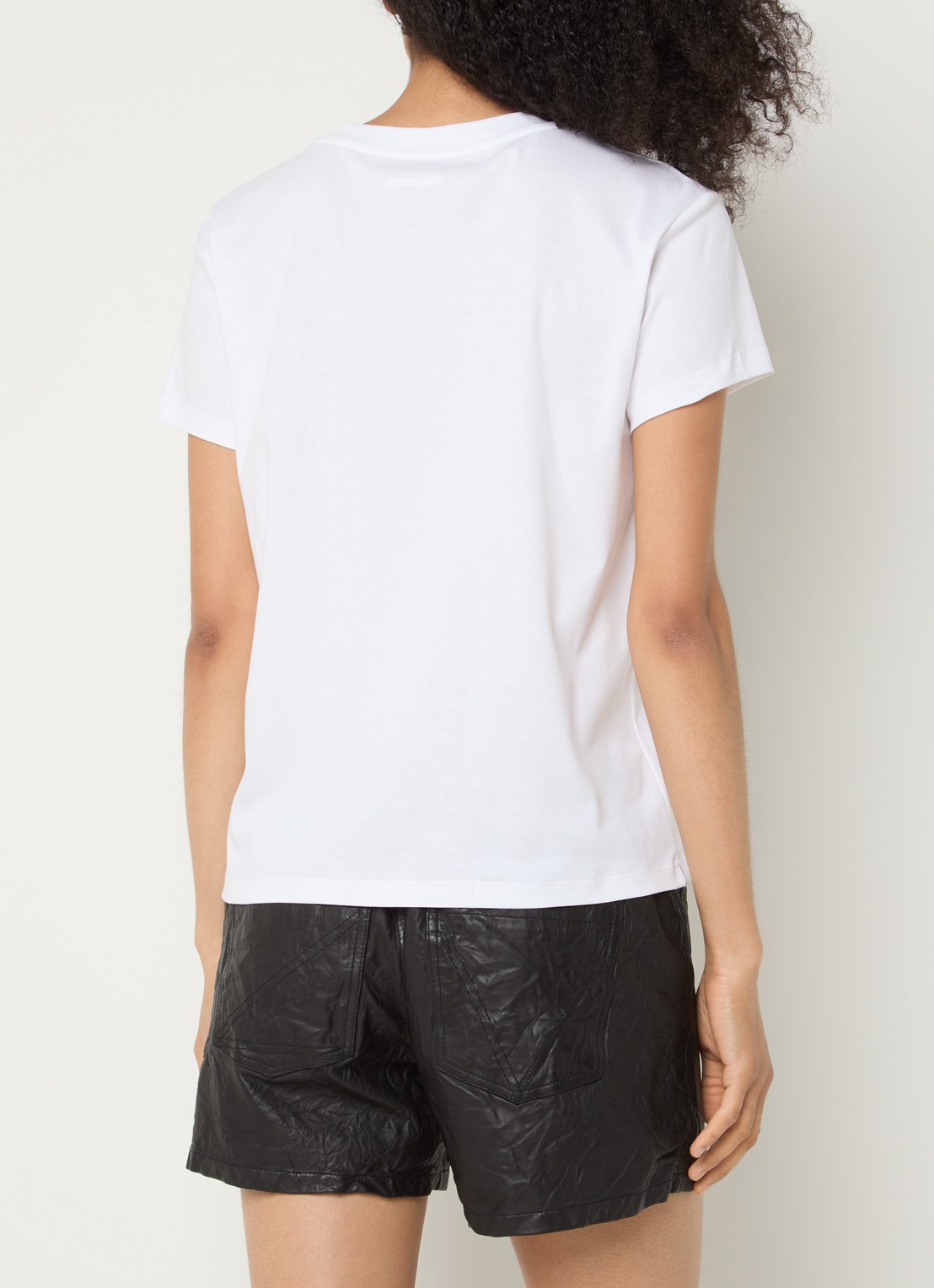 Zadig&Voltaire Walk T-shirt met logoprint - achterkant 4 wit