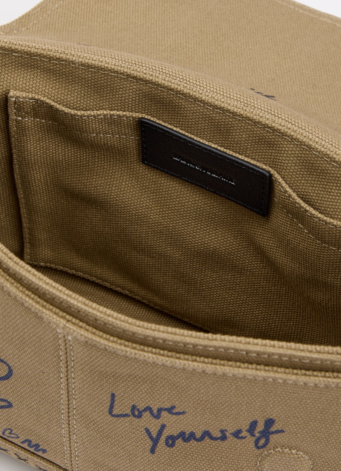 Zadig&Voltaire Z Camp Satchel schoudertas van canvas - detail 3 khaki