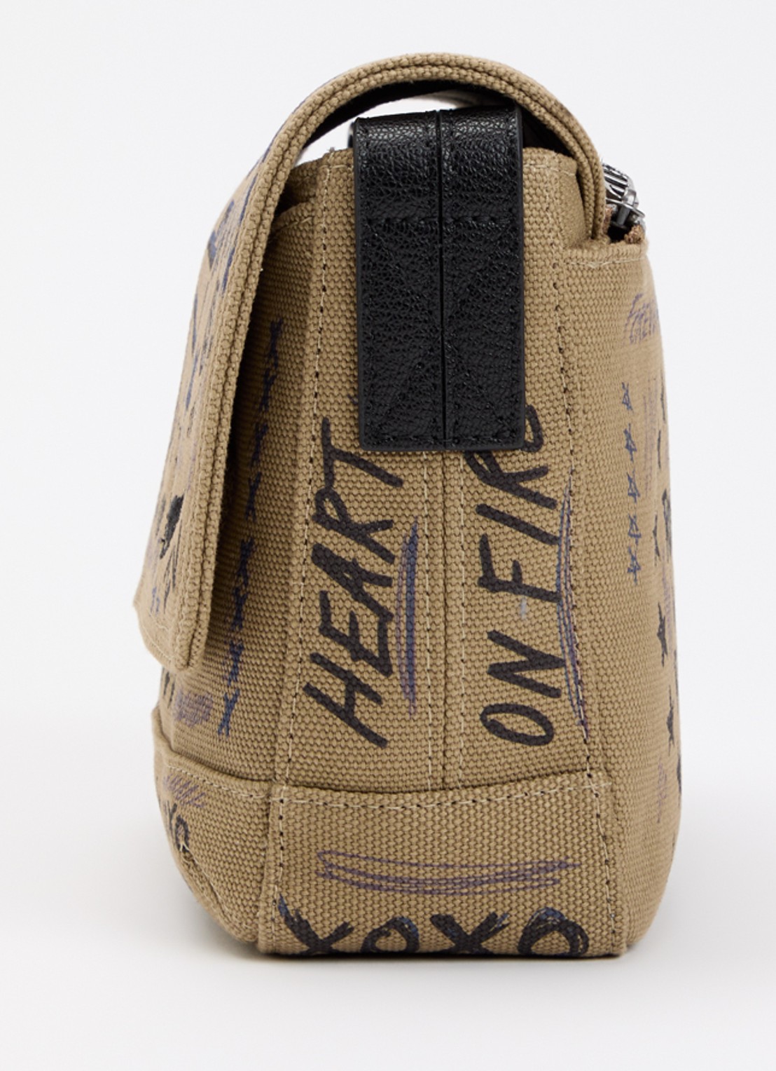 Zadig&Voltaire Z Camp Satchel schoudertas van canvas - detail 4 khaki