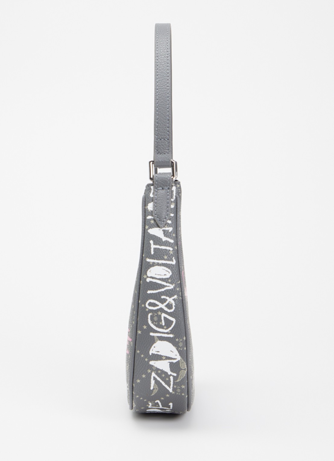 Zadig&Voltaire Z Night Out Monogram schoudertas van imitatieleer  - detail 2 grijs