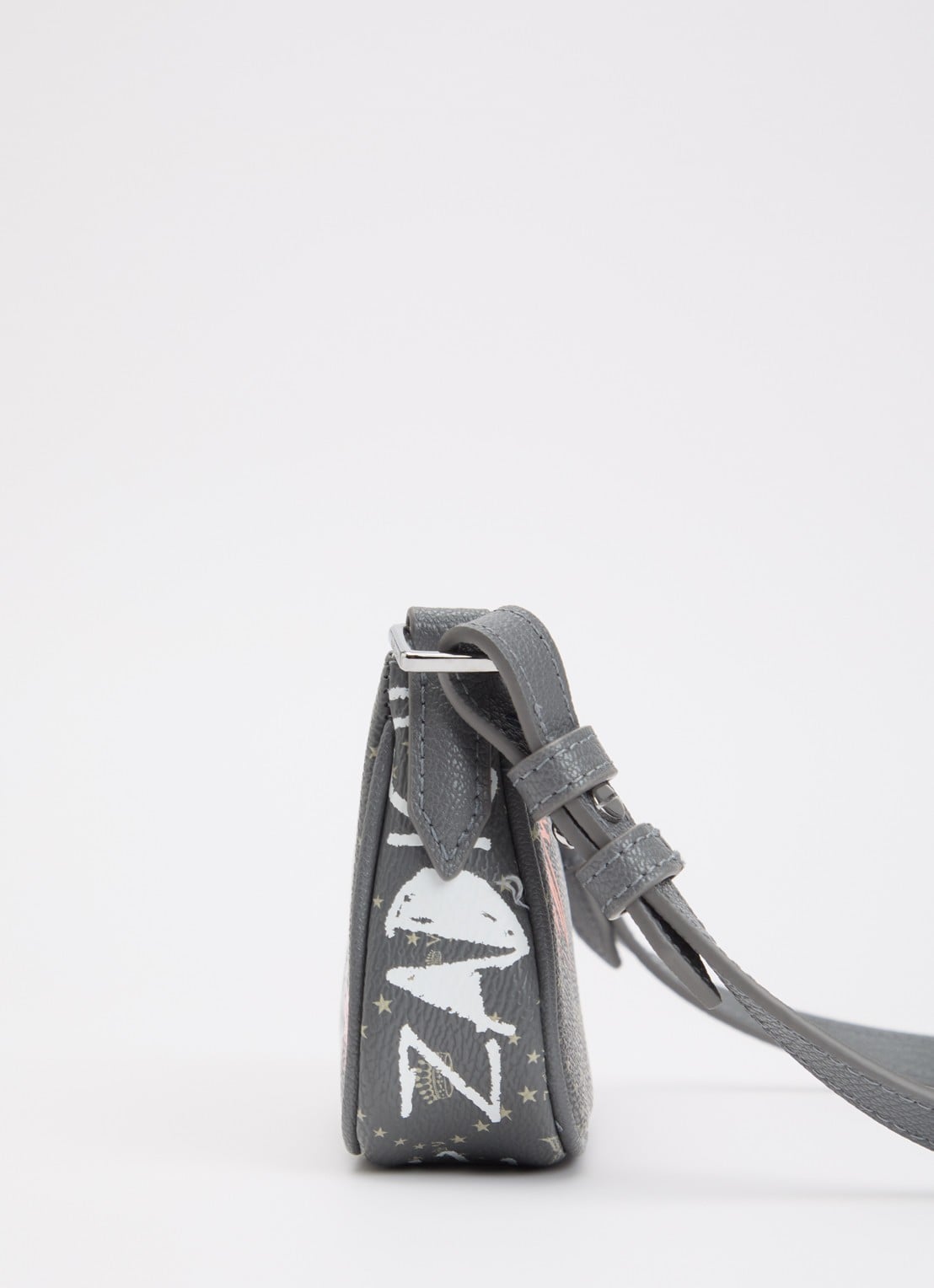 Zadig&Voltaire Z Pocket schoudertas met print - detail 4 grijs