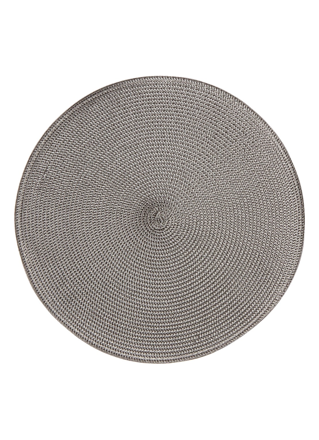 Ziczac Placemat 38 cm - voorkant grijs