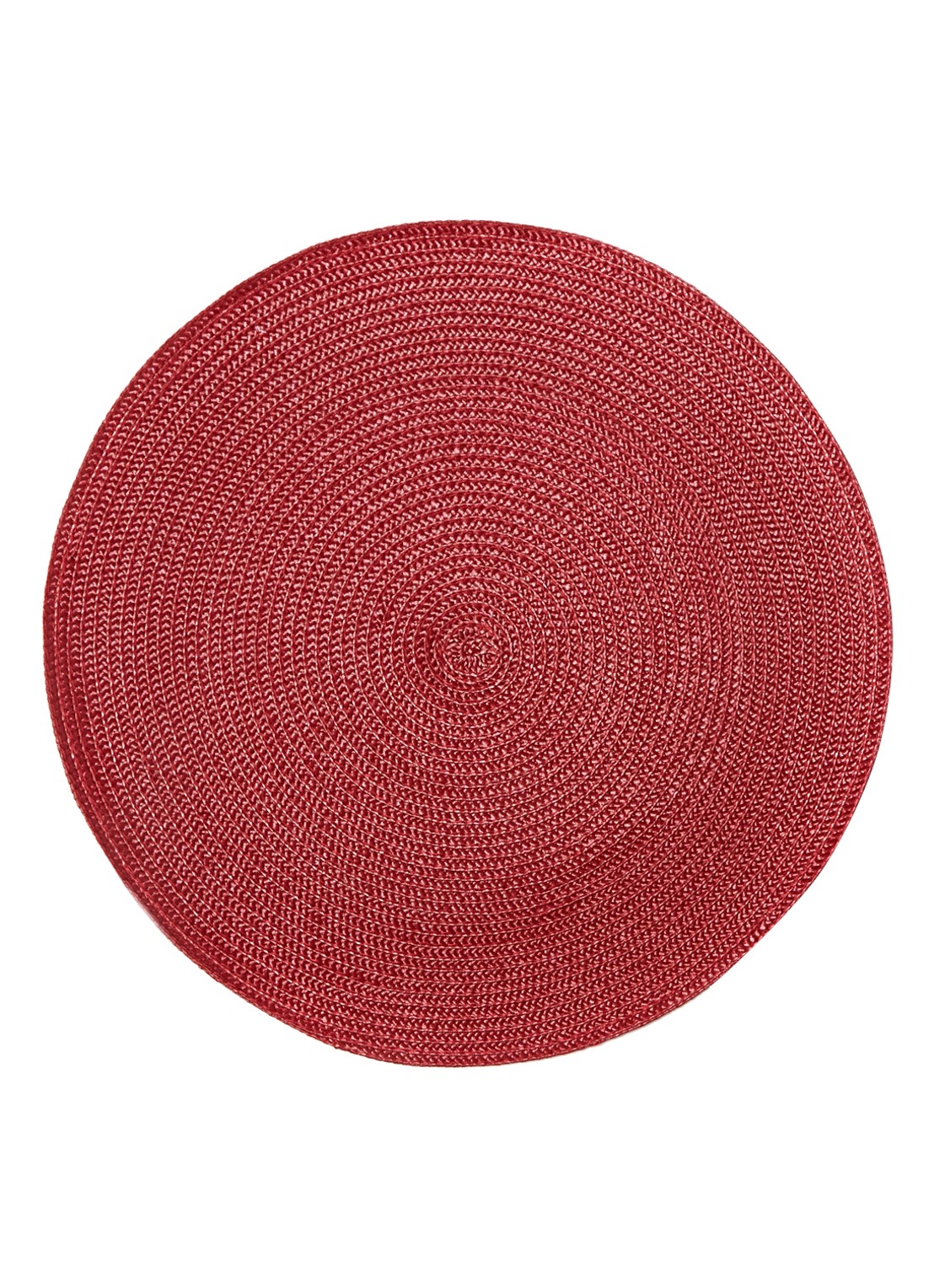 Ziczac Placemat 38 cm - voorkant steenrood