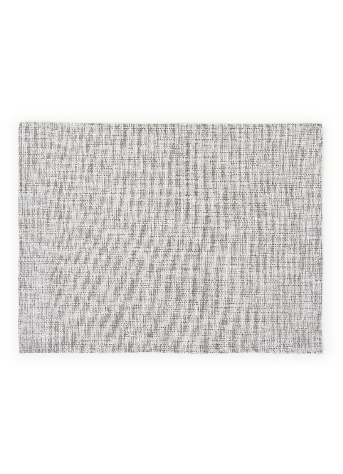 ZicZac Rib placemat 33 x 45 cm - voorkant grijs