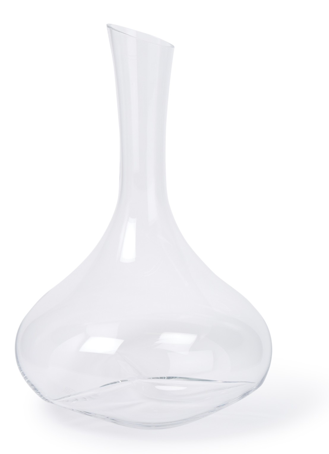 Zieher Pebble decanteerkaraf 1,8 liter - voorkant 2 transparant