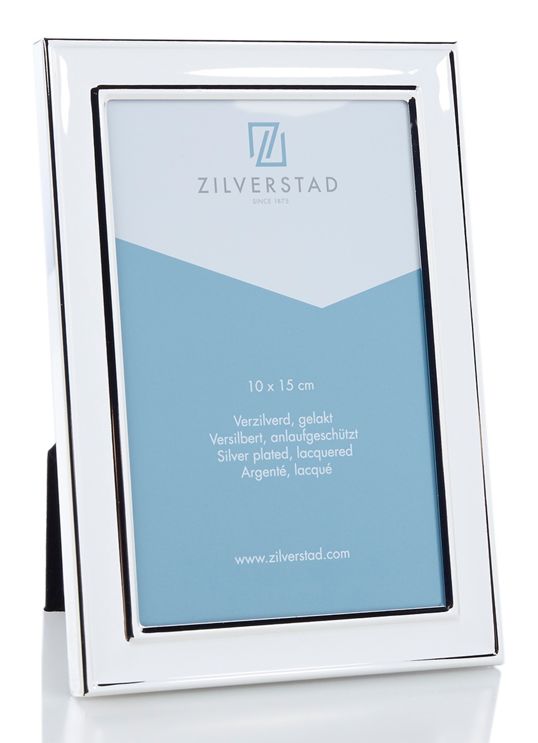 Zilverstad Berlin fotolijst - voorkant zilver