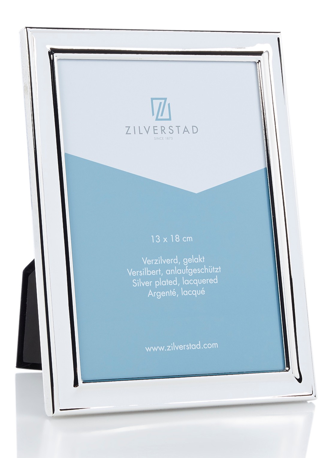 Zilverstad Berlin fotolijst - voorkant zilver