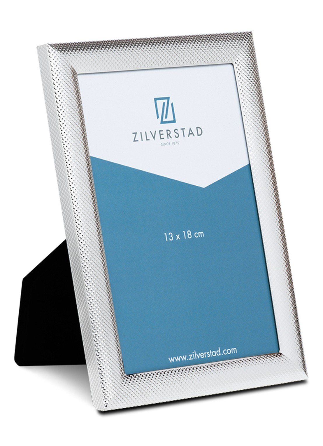 Zilverstad Metz fotolijst - voorkant zilver
