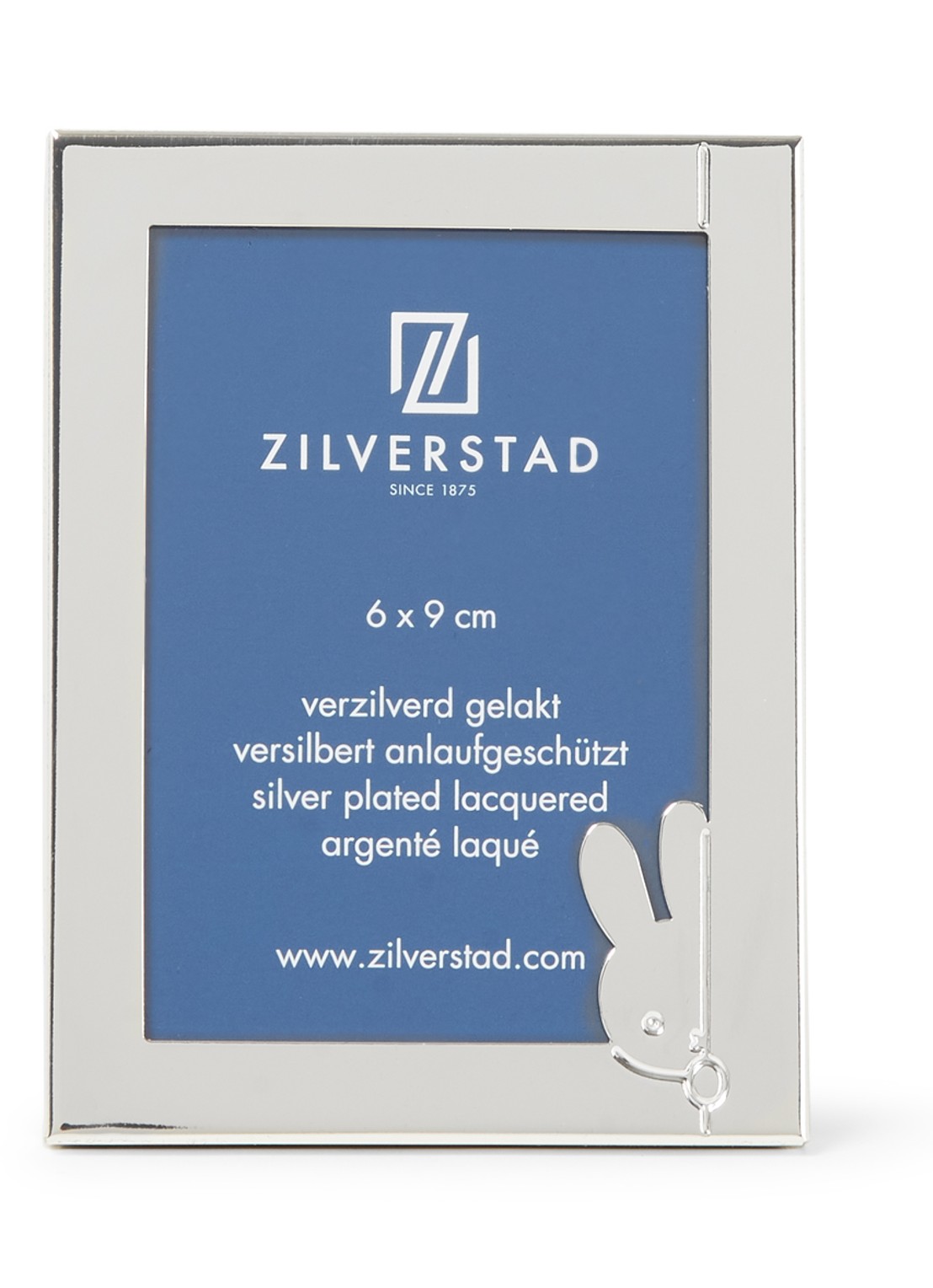 Zilverstad Nijntje fotolijst - voorkant 2 zilver