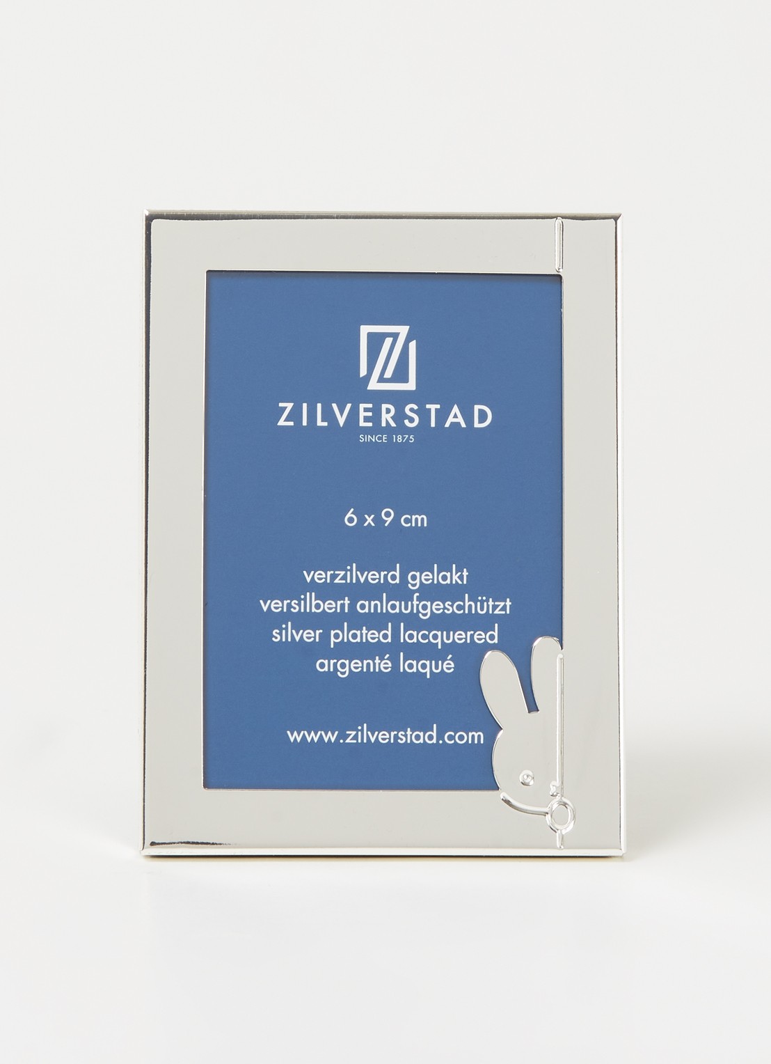 Zilverstad Nijntje fotolijst - voorkant 3 zilver