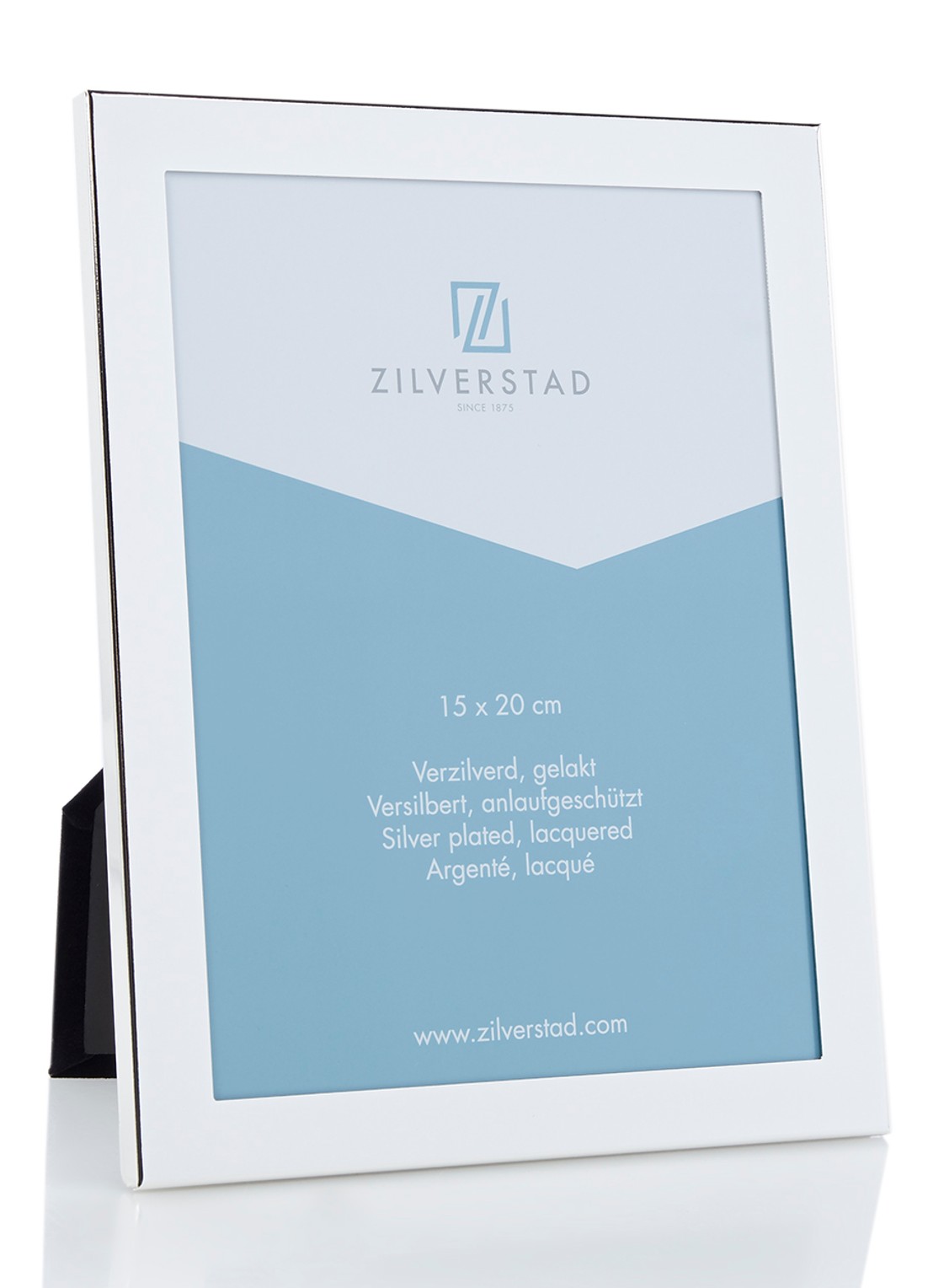 Zilverstad Riga fotolijst - voorkant zilver