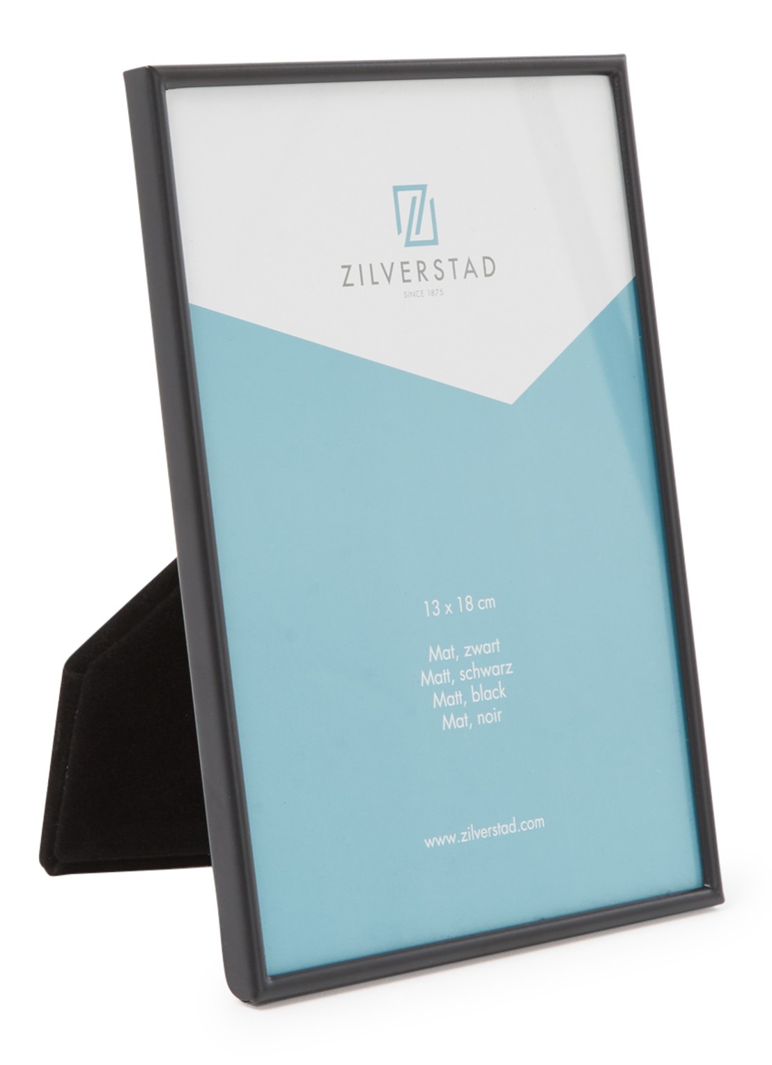 Zilverstad Sweet Memory fotolijst - voorkant zwart