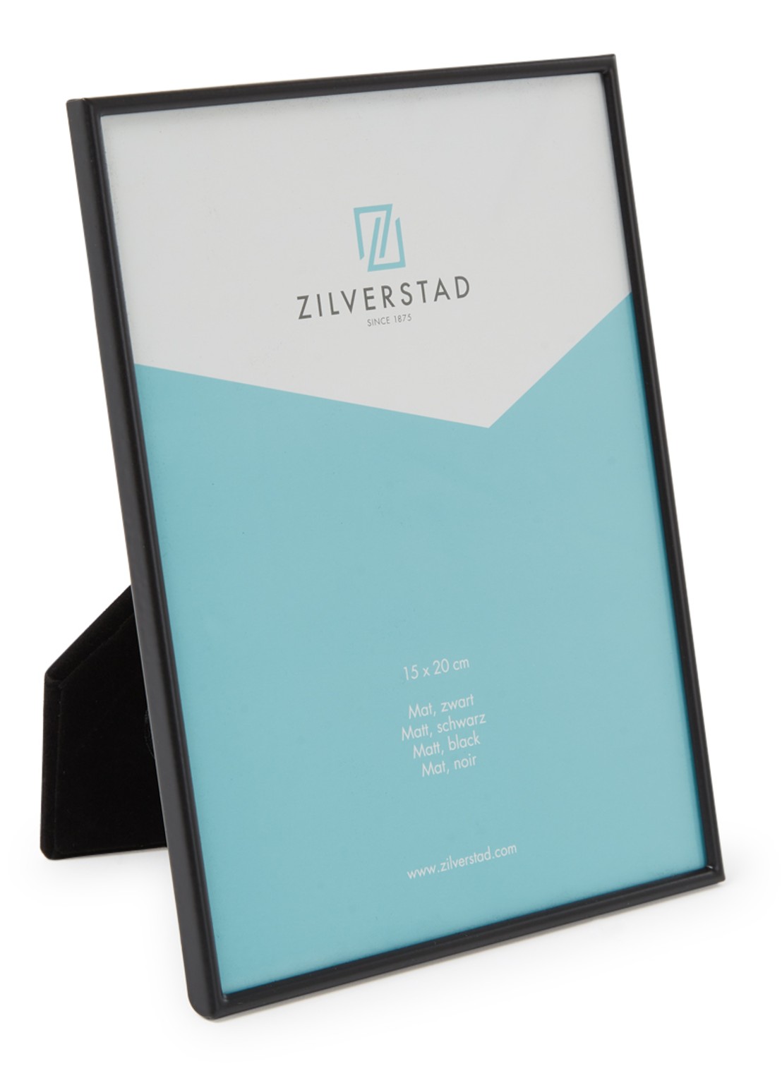 Zilverstad Sweet Memory fotolijst - voorkant zwart