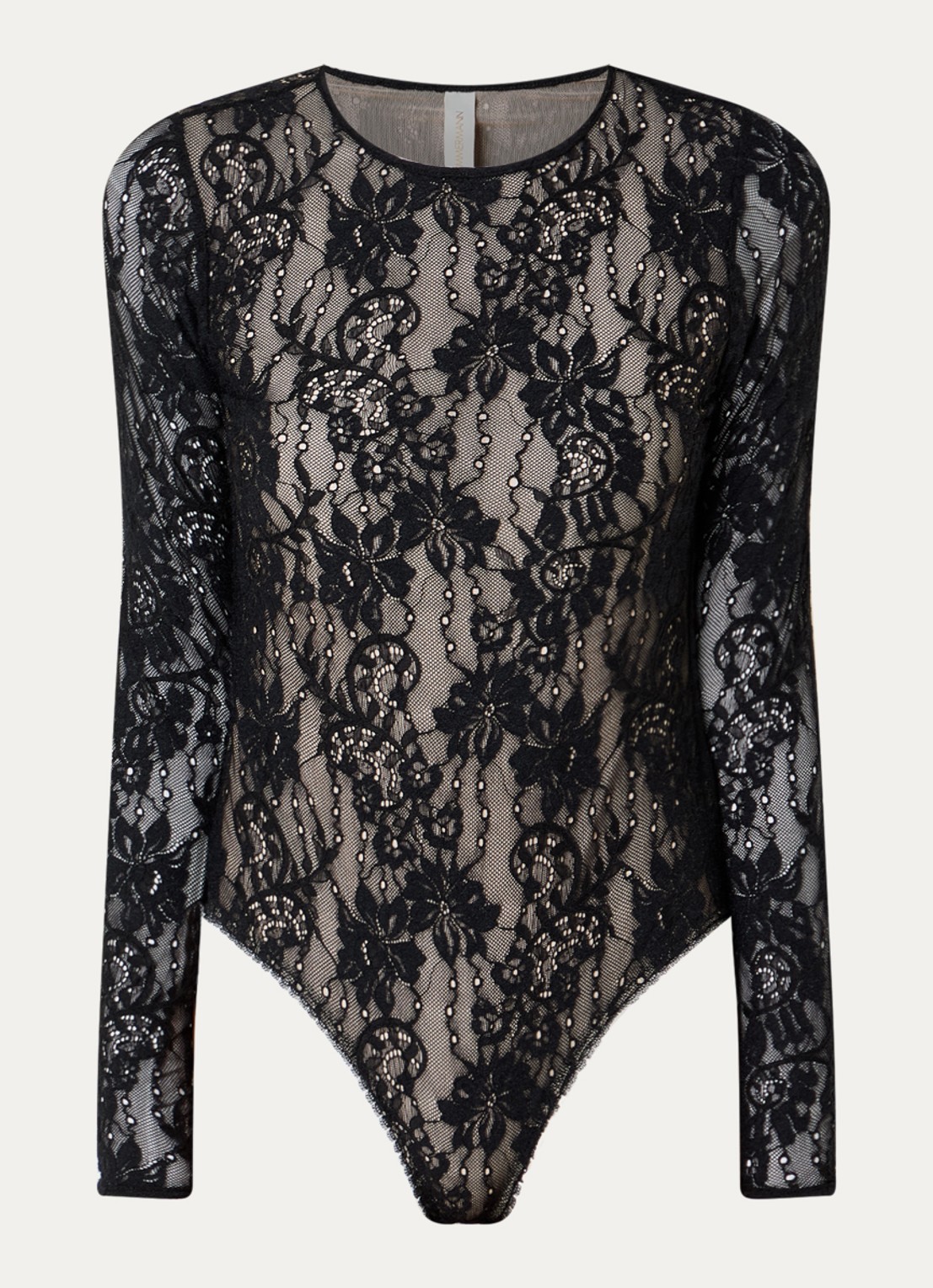 Zimmermann Body met details van kant - voorkant zwart