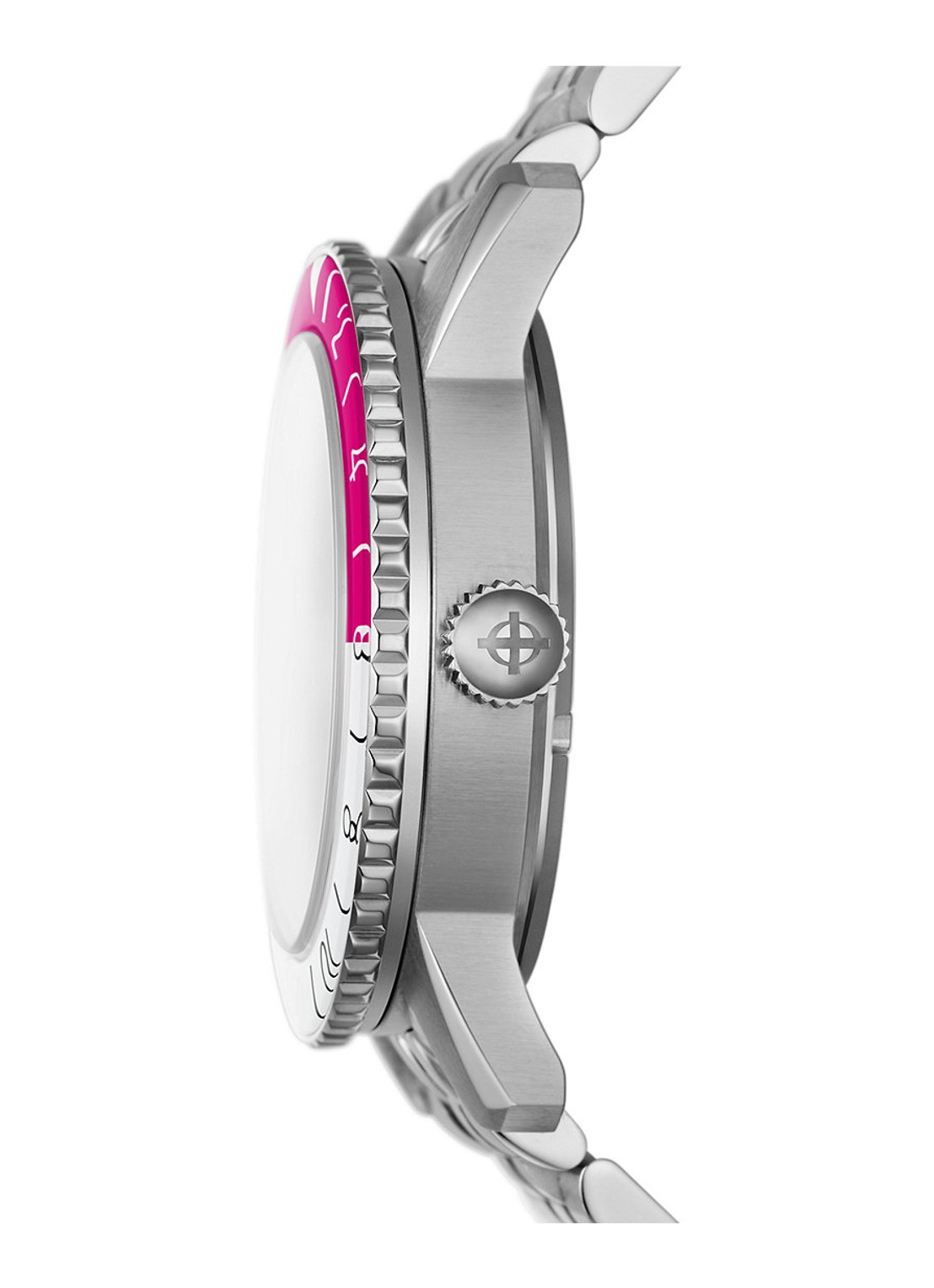 Zodiac Gmt horloge ZO9416 - detail 2 zilver