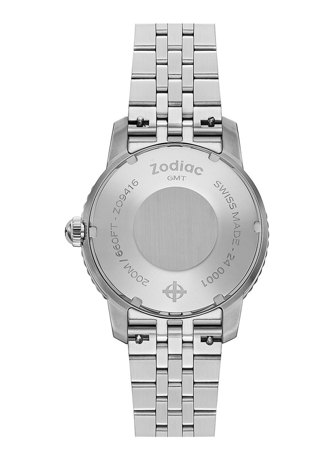 Zodiac Gmt horloge ZO9416 - detail 3 zilver