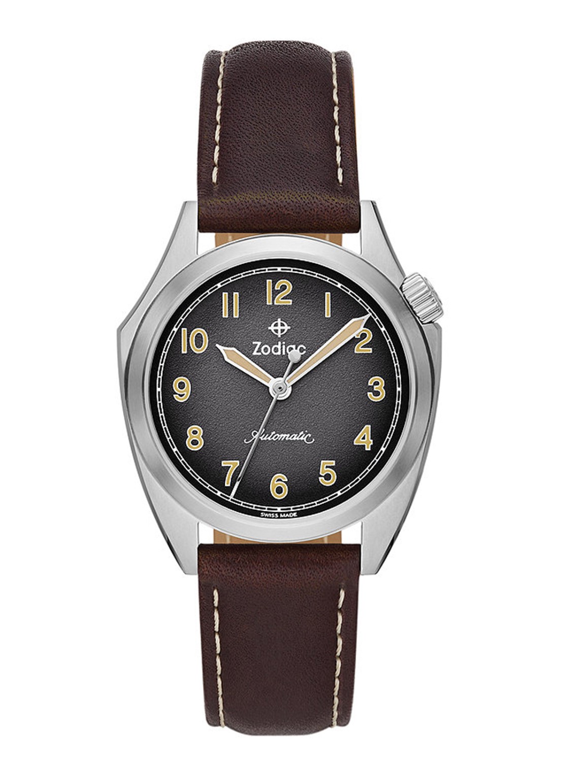 Zodiac Horloge ZO9712 - voorkant zilver