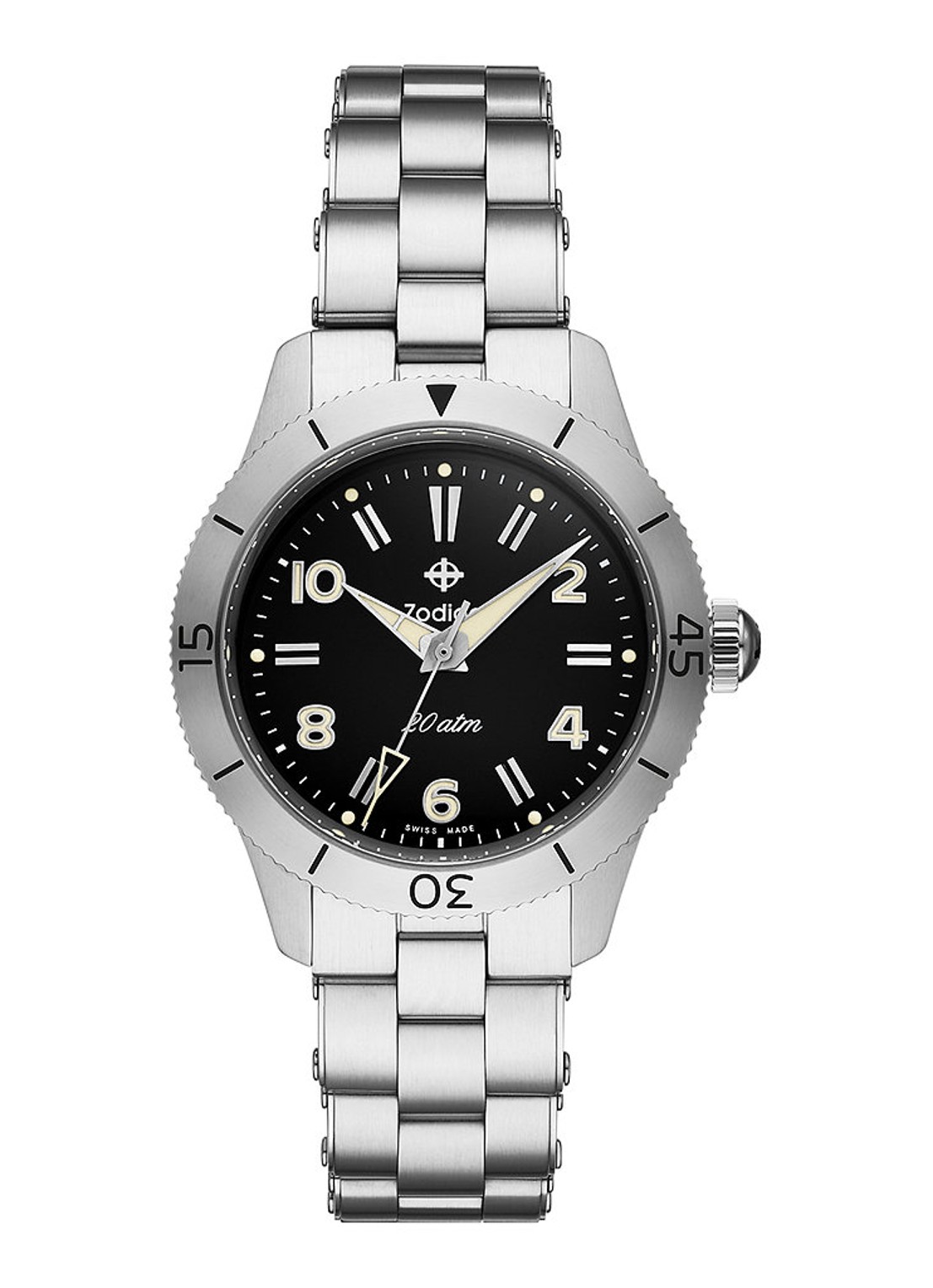 Zodiac Ref. 691 horloge ZO0001 - voorkant zilver