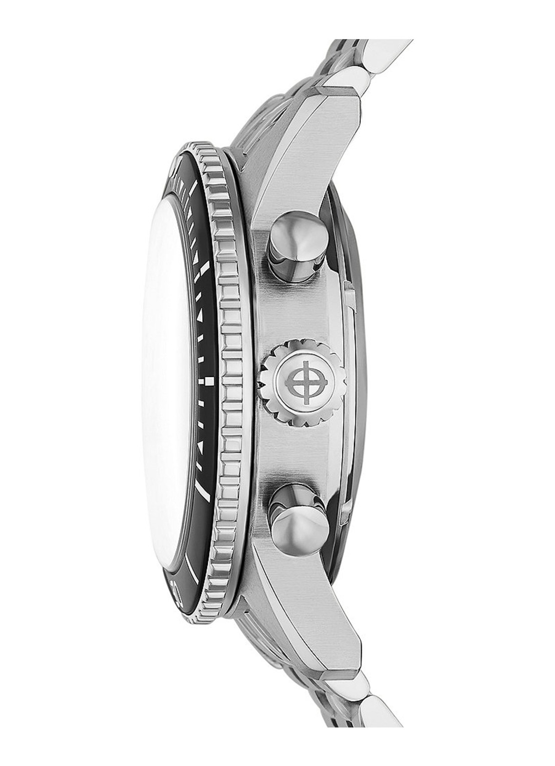 Zodiac Sea-Chron horloge ZO3604 - detail 3 zilver