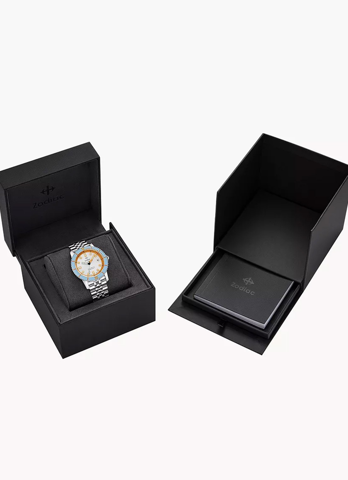 Zodiac Super Sea Wolf Compression Diver Automatic horloge ZO9304 - detail 5 zilver
