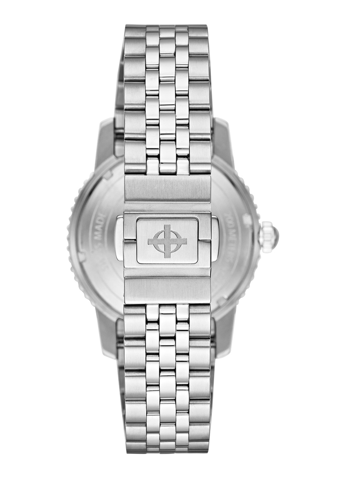 Zodiac Super Seawolf horloge ZO9269 - detail zilver