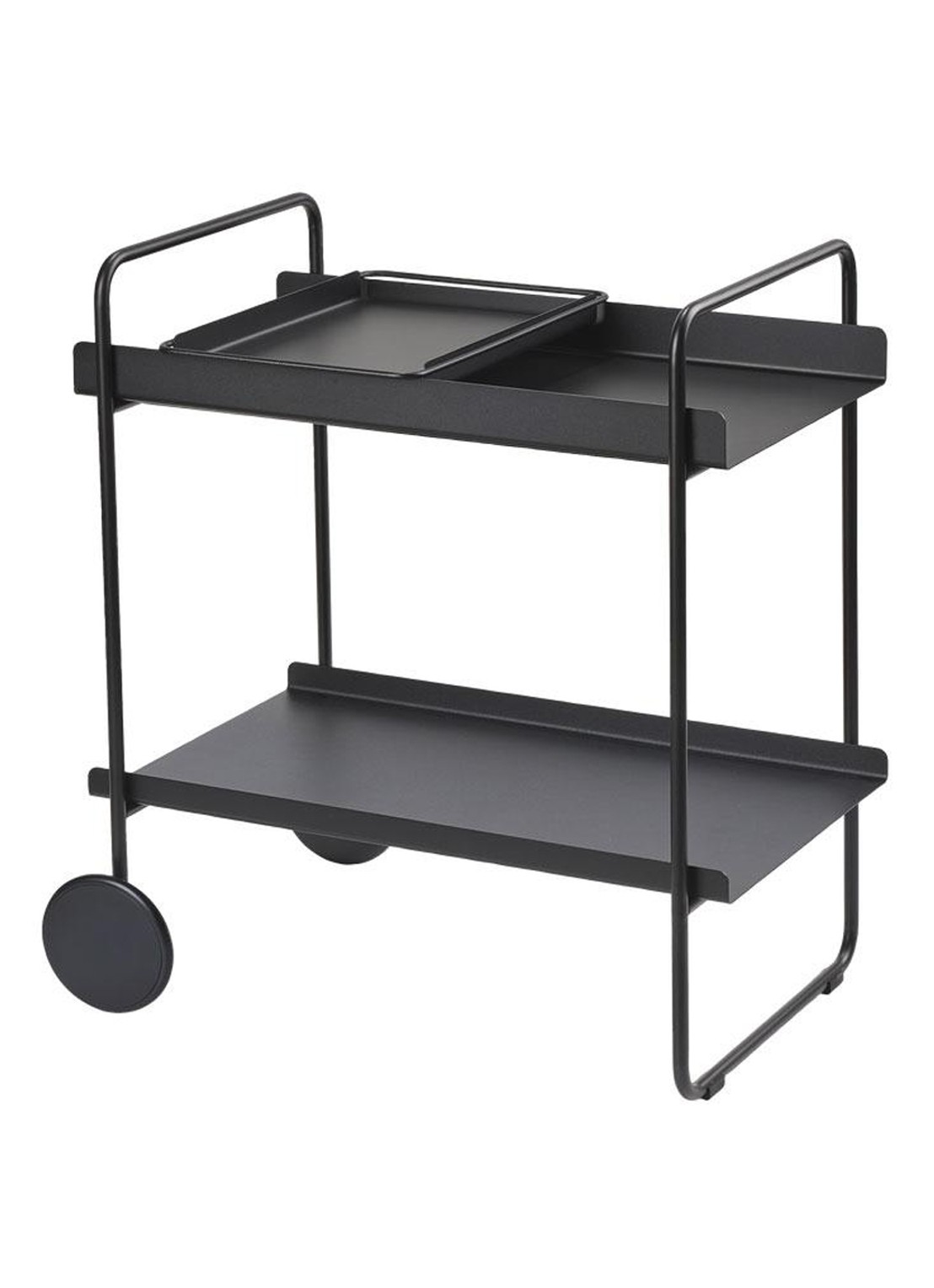 Zone Denmark A-Cocktail trolley  - voorkant zwart
