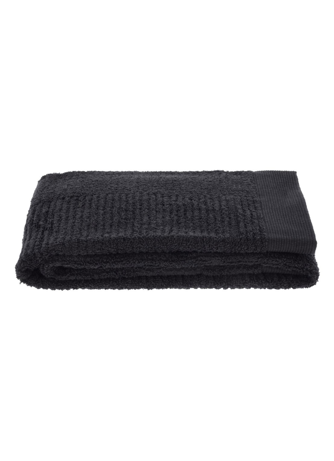 Zone Denmark Classic badhanddoek 50 x 100 cm - voorkant zwart