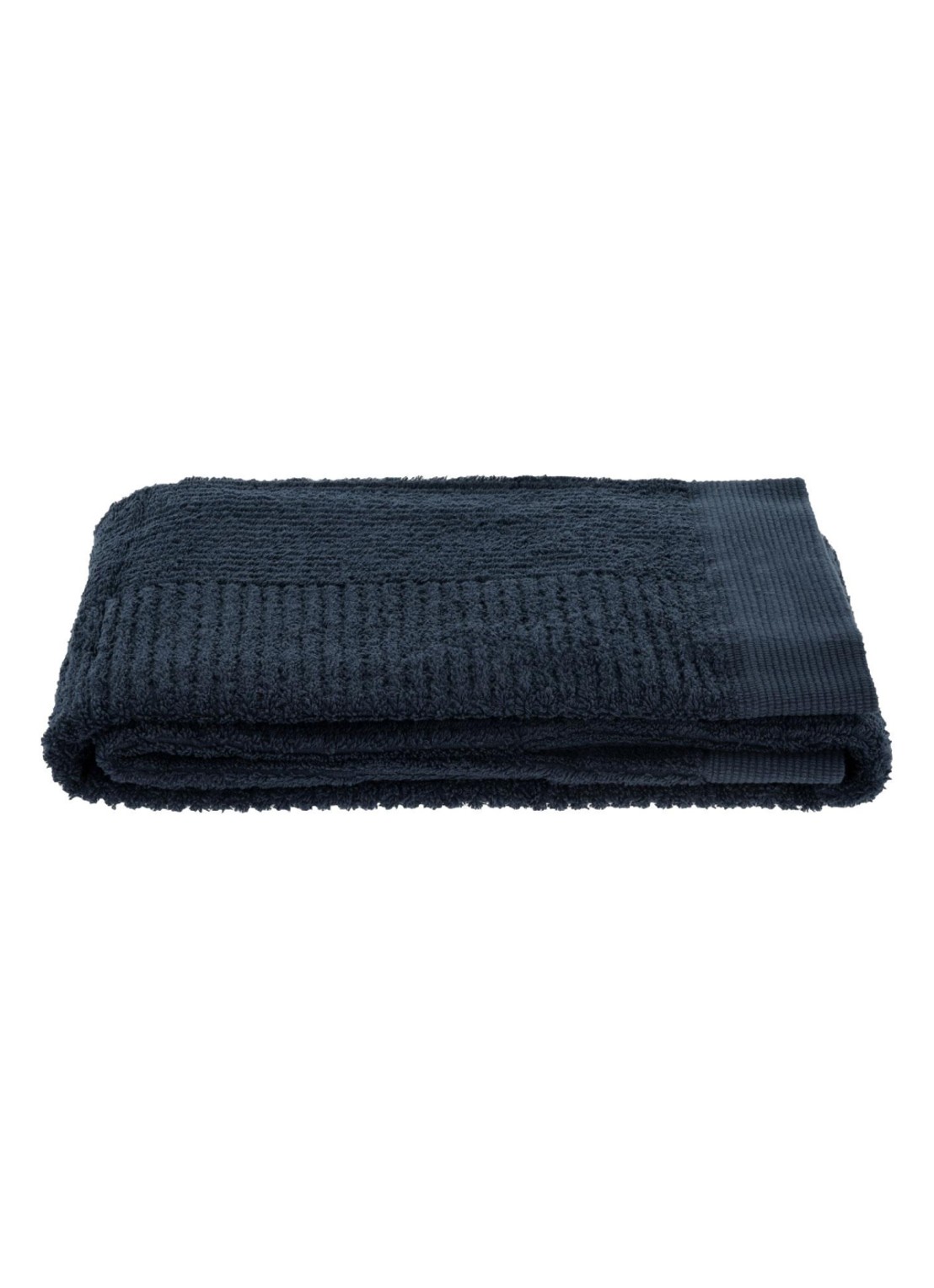 Zone Denmark Classic badhanddoek 70 x 140 cm - voorkant donkerblauw