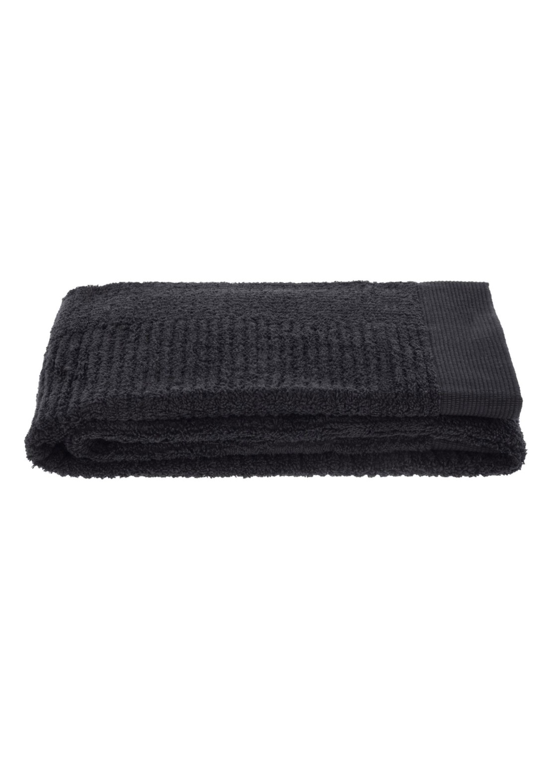 Zone Denmark Classic badhanddoek 70 x 140 cm - voorkant zwart