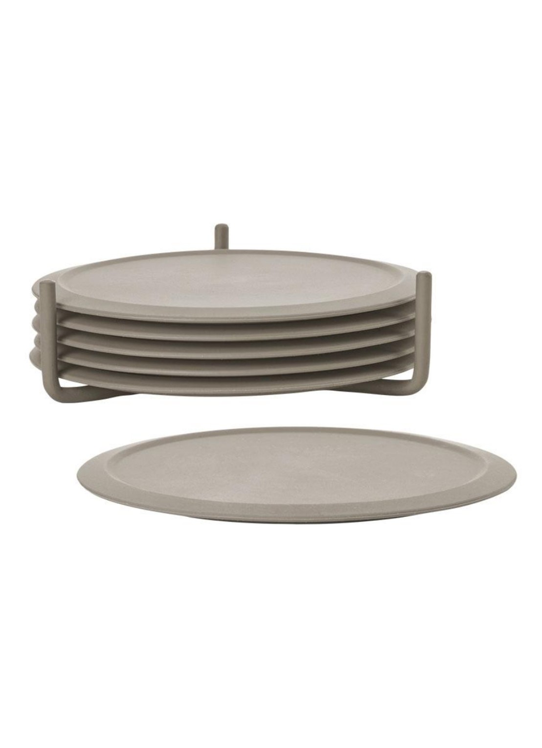 Zone Denmark Singles onderzetter set van 6 - voorkant beige