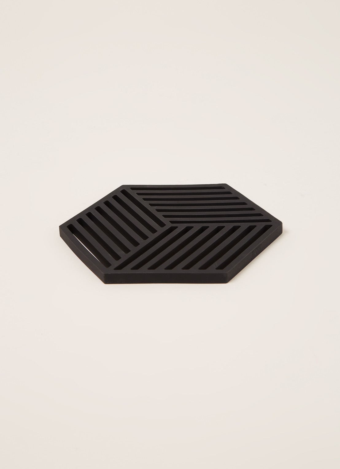 Zone Hexagon onderzetter - voorkant 2 zwart