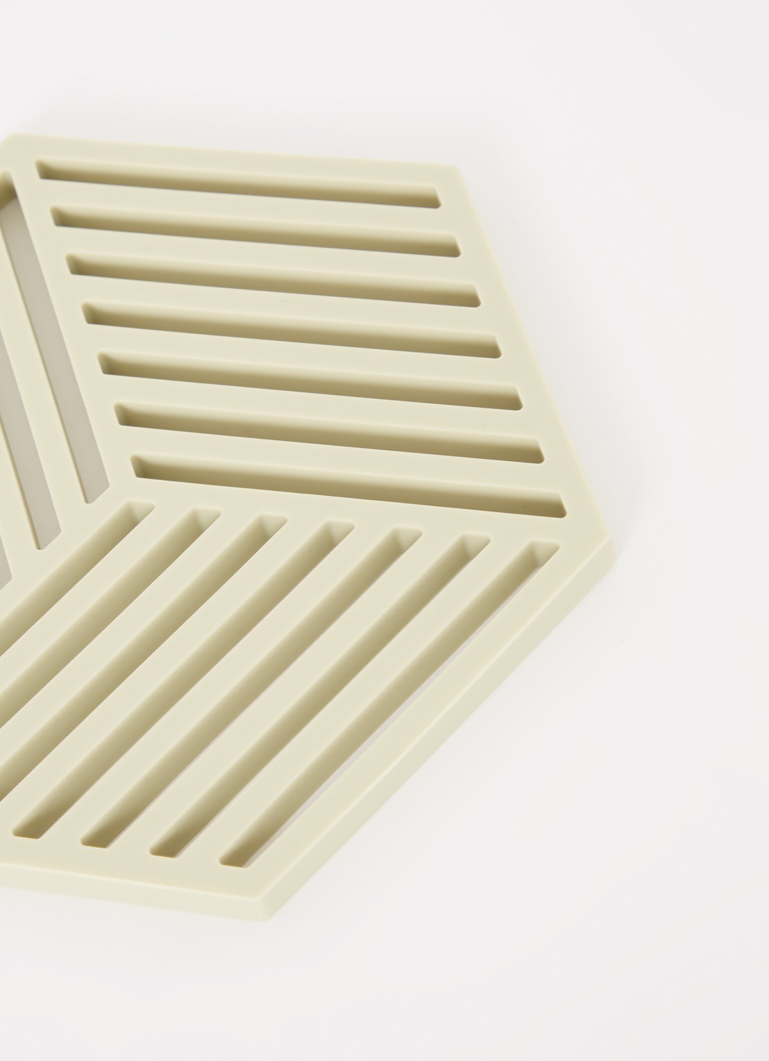 Zone Hexagon onderzetter - detail 2 lime