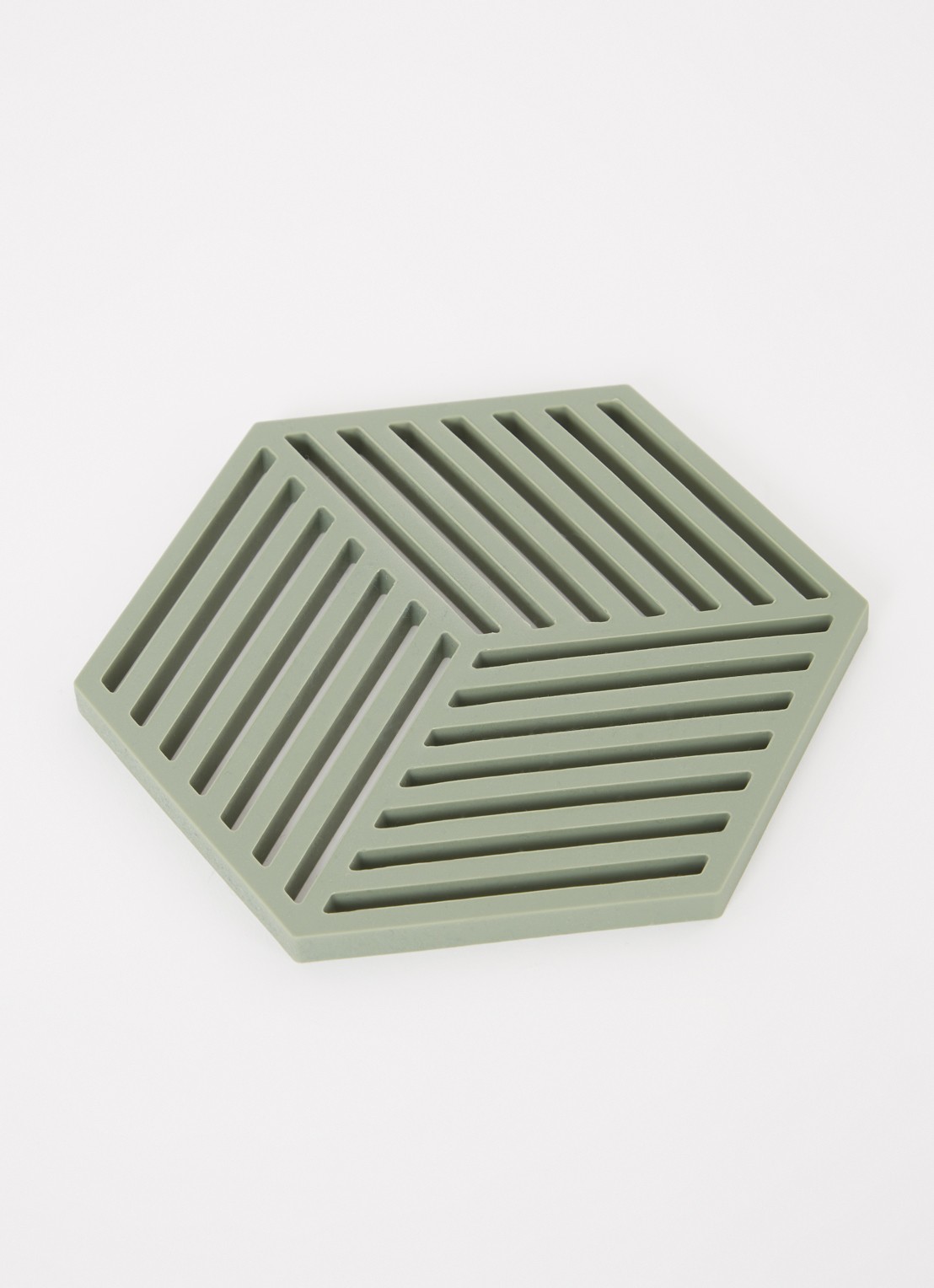 Zone Hexagon onderzetter - voorkant 3 groen