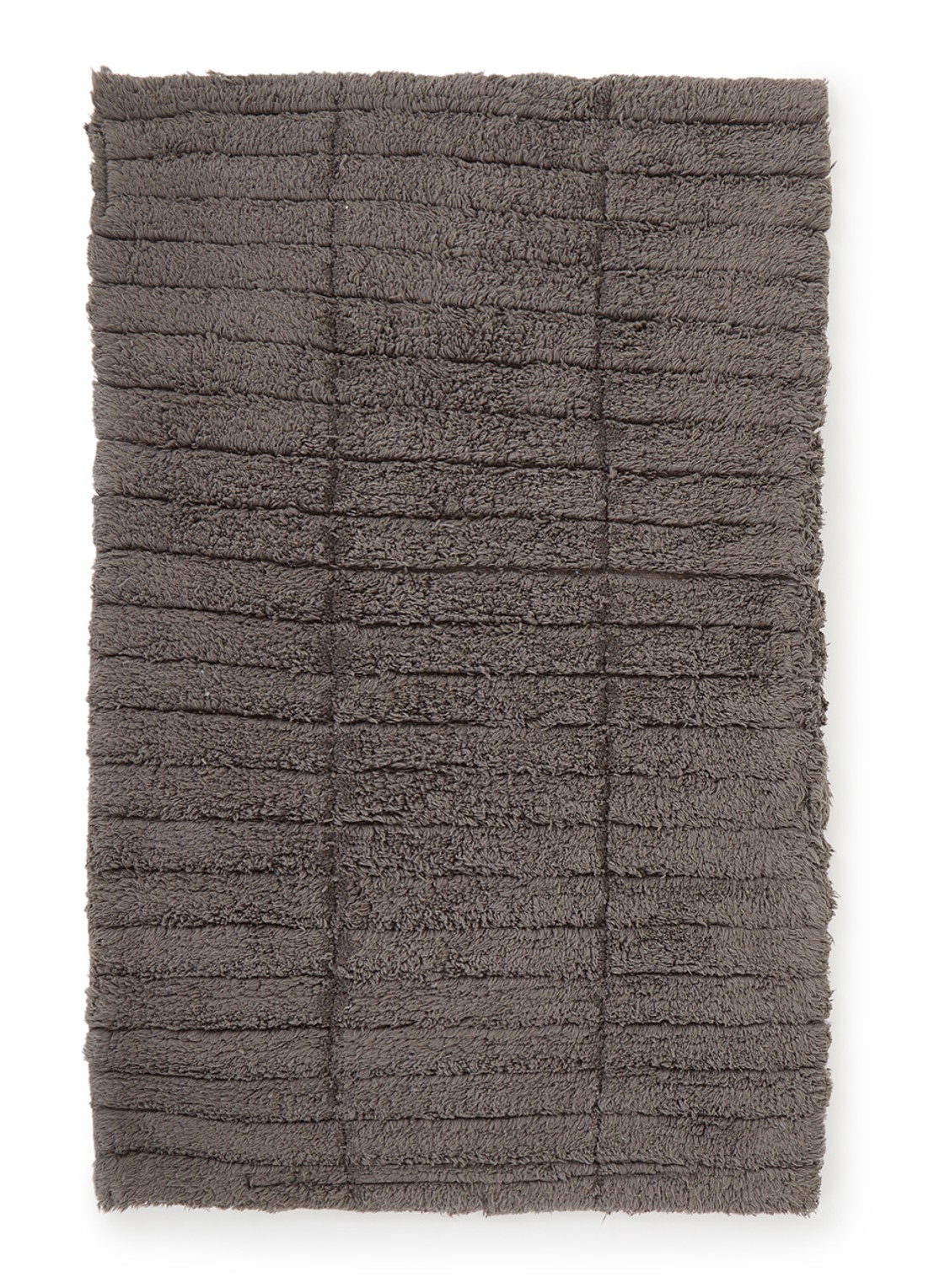 Zone Tiles badmat 50 x 80 cm - voorkant donkergrijs