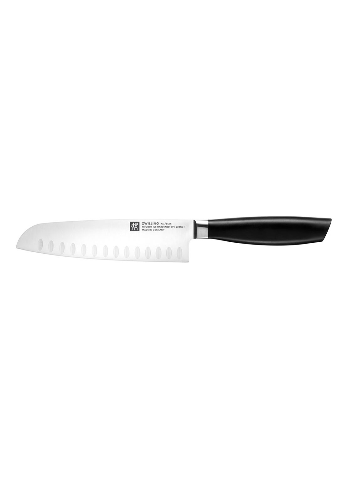 Zwilling All Star santokumes 18 cm - voorkant 2 zwart