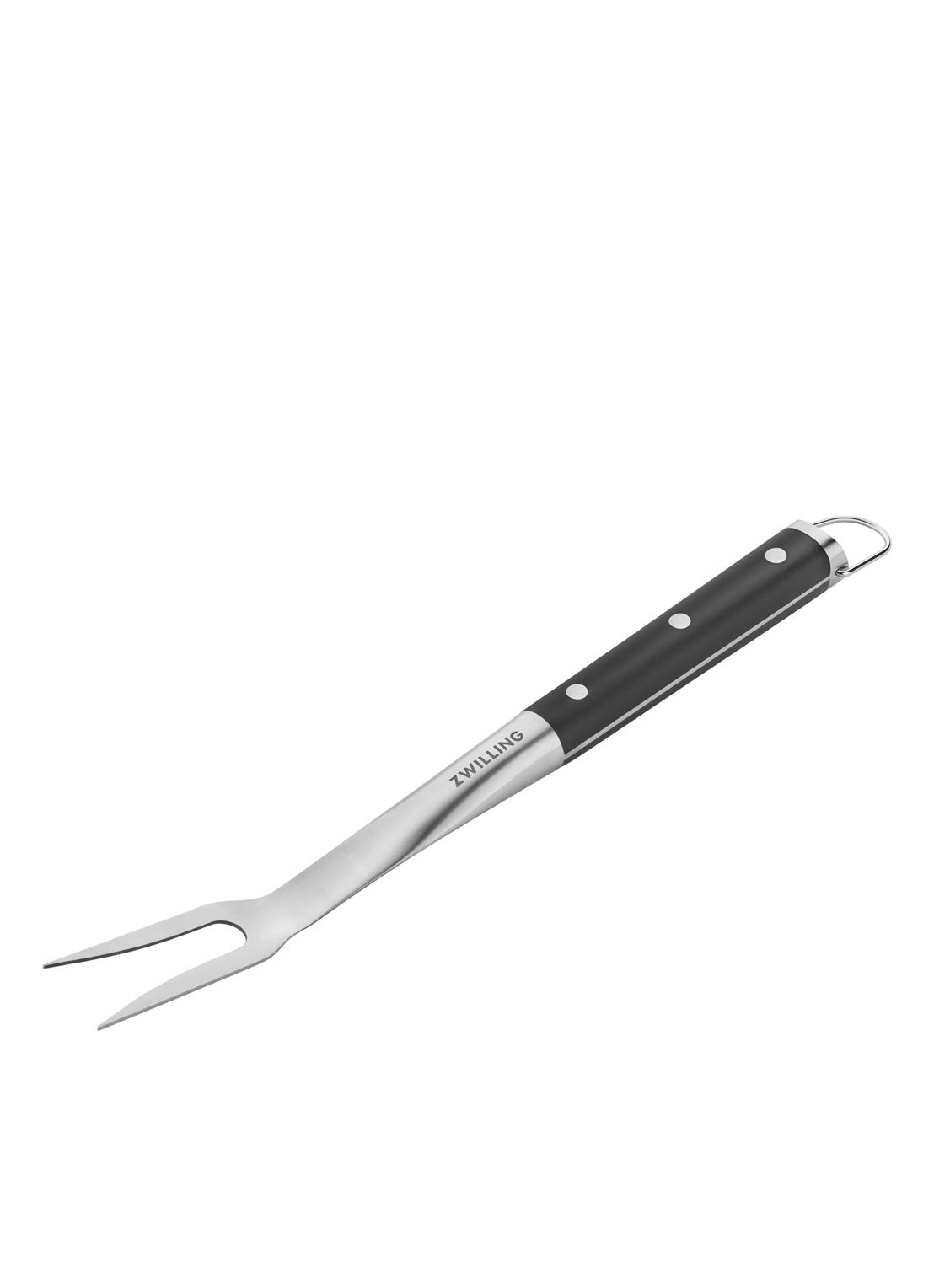 Zwilling Barbecue vleesvork 41 cm - voorkant zilver