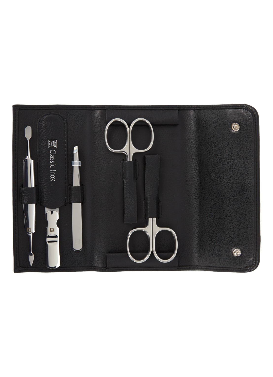 Zwilling Classic Inox® manicureset in etui 5-delig - voorkant 2 zwart