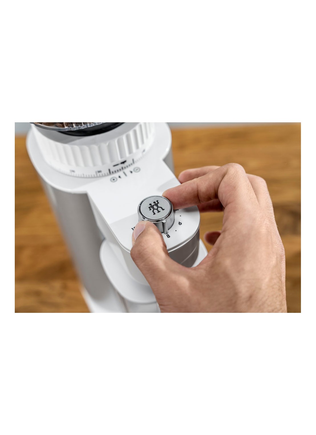 Zwilling Enfinigy koffiemolen 53104-600-0 - detail 4 zilver
