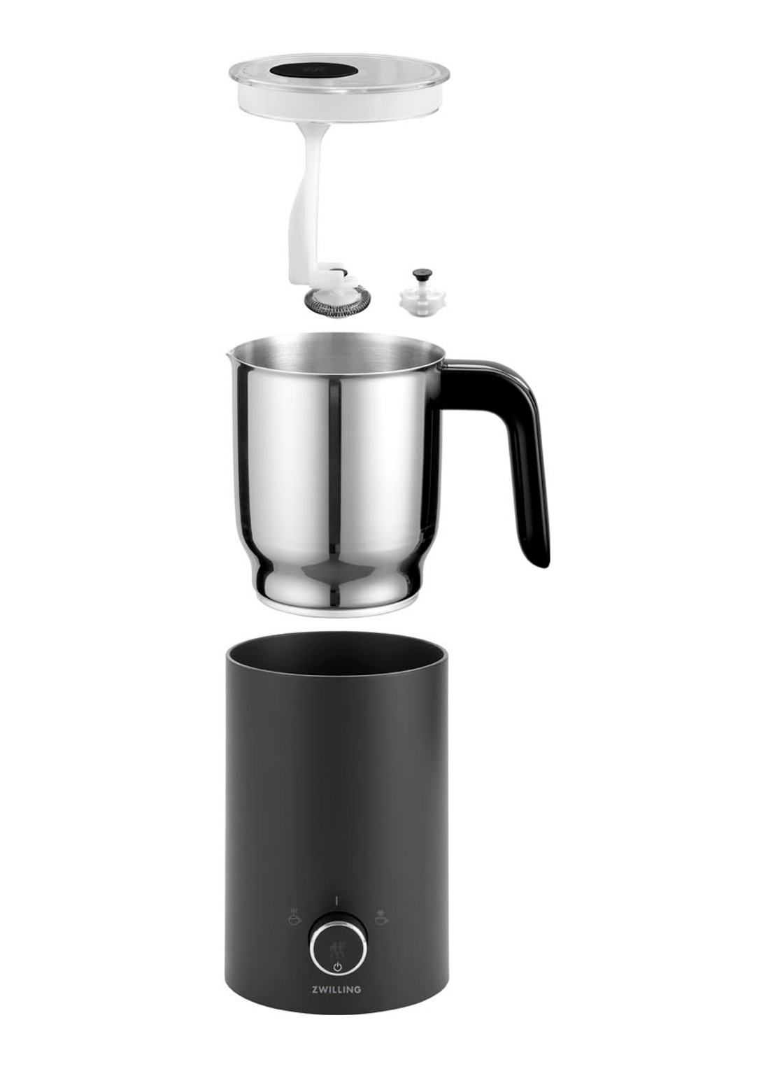 Zwilling Enfinigy melkopschuimer 0,5 liter - detail 3 zwart