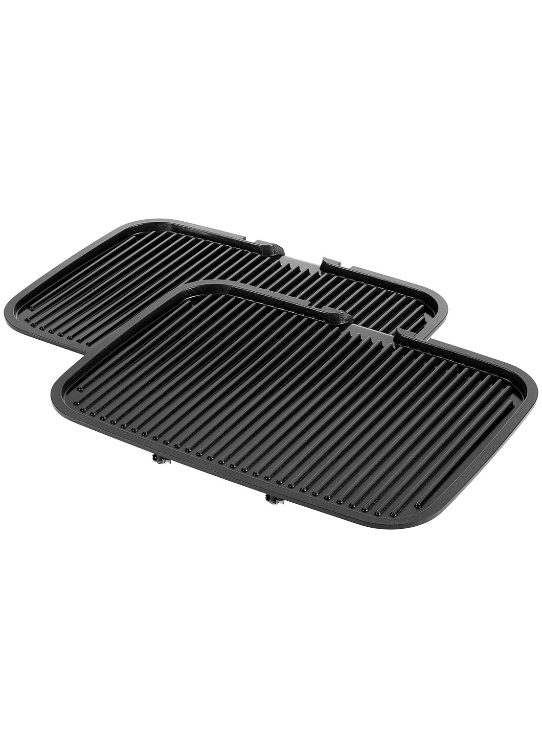 Zwilling Enfinigy platen voor contact grill set van 2 - voorkant zwart
